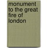 Monument to the Great Fire of London door Ronald Cohn