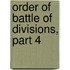 Order Of Battle Of Divisions, Part 4