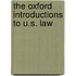 The Oxford Introductions to U.S. Law