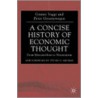 A Concise History Of Economic Thought by Peter Groenewegen