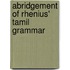 Abridgement Of Rhenius' Tamil Grammar