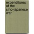 Expenditures Of The Sino-Japanese War
