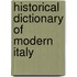Historical Dictionary Of Modern Italy