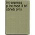Int Express P-int Mod 3 B1 Sb/wb (vn)
