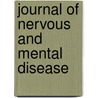 Journal Of Nervous And Mental Disease door American Neurological Association