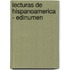 Lecturas De Hispanoamerica - Edinumen