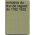 Mmoires Du Duc de Raguse de 1792 1832