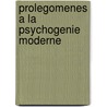 Prolegomenes A La Psychogenie Moderne door Pietro Siciliani