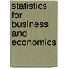 Statistics for Business and Economics by Thomas Arthur Williams