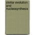 Stellar Evolution And Nucleosynthesis