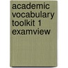 Academic Vocabulary Toolkit 1 Examview door Kinsella