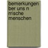 Bemerkungen Ber Uns N Rrische Menschen