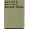 Elements of Engineering Thermodynamics by James Ambrose Moyer