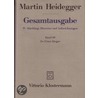 Gesamtausgabe Bd. 90. Zu Ernst J by Martin Heidegger