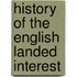 History Of The English Landed Interest