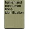 Human And Nonhuman Bone Identification door Diane L. France