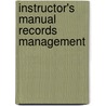Instructor's Manual Records Management door Read