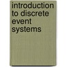 Introduction to Discrete Event Systems by Christos G. Cassandras