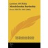 Letters Of Felix Mendelssohn Bartholdy