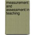 Measurement and Assessment in Teaching