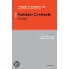 Princ Eur Law:Mandate Contracts Eccs C door Marco Loos