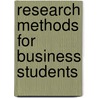 Research Methods For Business Students door Philip Lewis