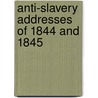 Anti-Slavery Addresses Of 1844 And 1845 door Charles Dexter Cleveland