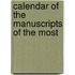 Calendar Of The Manuscripts Of The Most