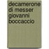 Decamerone Di Messer Giovanni Boccaccio