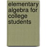 Elementary Algebra for College Students door Dennis Runde