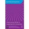 Improving What is Learned at University door John T. E. Richardson