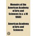 Memoirs Of The American Academy Of Arts
