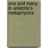One and Many in Aristotle's Metaphysics