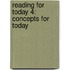 Reading For Today 4: Concepts For Today
