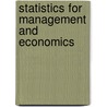 Statistics for Management and Economics by Gerald Keller