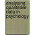 Analysing Qualitative Data in Psychology