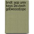 Bndl: Acp Univ Keys 2e+tech Gd(wcccd)cpc