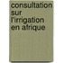 Consultation Sur L'Irrigation En Afrique