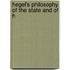 Hegel's Philosophy of the State and of H
