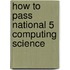 How to Pass National 5 Computing Science