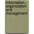 Information, Organization and Management