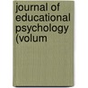 Journal Of Educational Psychology (Volum by American Psychological Association