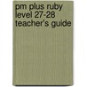 Pm Plus Ruby Level 27-28 Teacher's Guide door Ieva Hampson