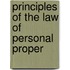 Principles Of The Law Of Personal Proper