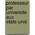 Professeur Par Universite Aux Etats-Unis