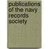 Publications of the Navy Records Society