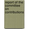 Report Of The Committee On Contributions by United Nations: General Assembly