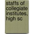 Staffs Of Collegiate Institutes, High Sc