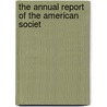The Annual Report Of The American Societ door American Society for States