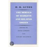 The Morals of Markets and Related Essays door Jeremy Shearmur